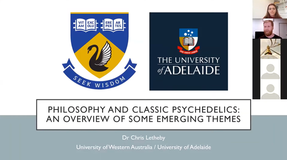 Dr. Chris Letheby — Philosophy and Classic Psychedelics: An Overview of Some Emerging Themes